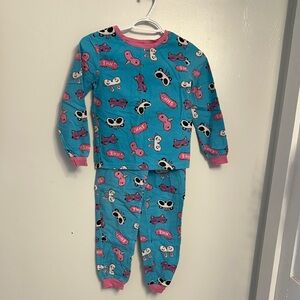 George Teal and Pink Kids Pajama Set
